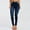 Dark Blue, variant on Babysbule Womens Pants Women Casual Sport Long Pnats High Waist Elastic Button Zipper Jeans