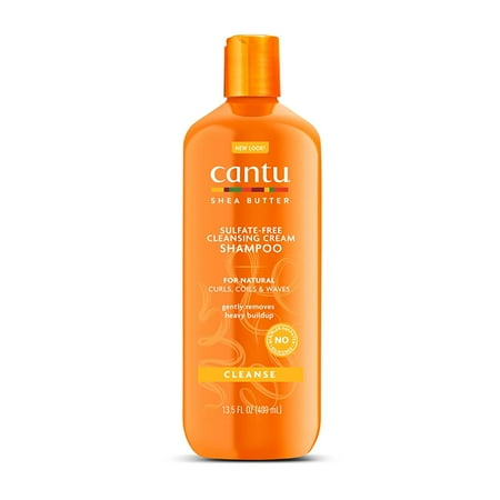 Cantu Shea Butter for Natural Hair Cleansing Cream Shampoo Sulfate-Free 13.5 fl oz (400 ml) Pack of 2