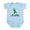 Sky Blue, variant on CafePress - Hero Line Infant Bodysuit - Baby Light Bodysuit, Size Newborn - 24 Months