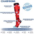 thumbnail image 4 of Compression Socks for Women & Men Circulation (8 Pairs)15-20 mmHg is Best Support for Athletic Running Cycling, 4 of 7