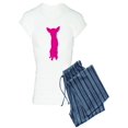 thumbnail image 1 of CafePress - Chihuahua Silhouette - Women's Light Pajamas, 1 of 1