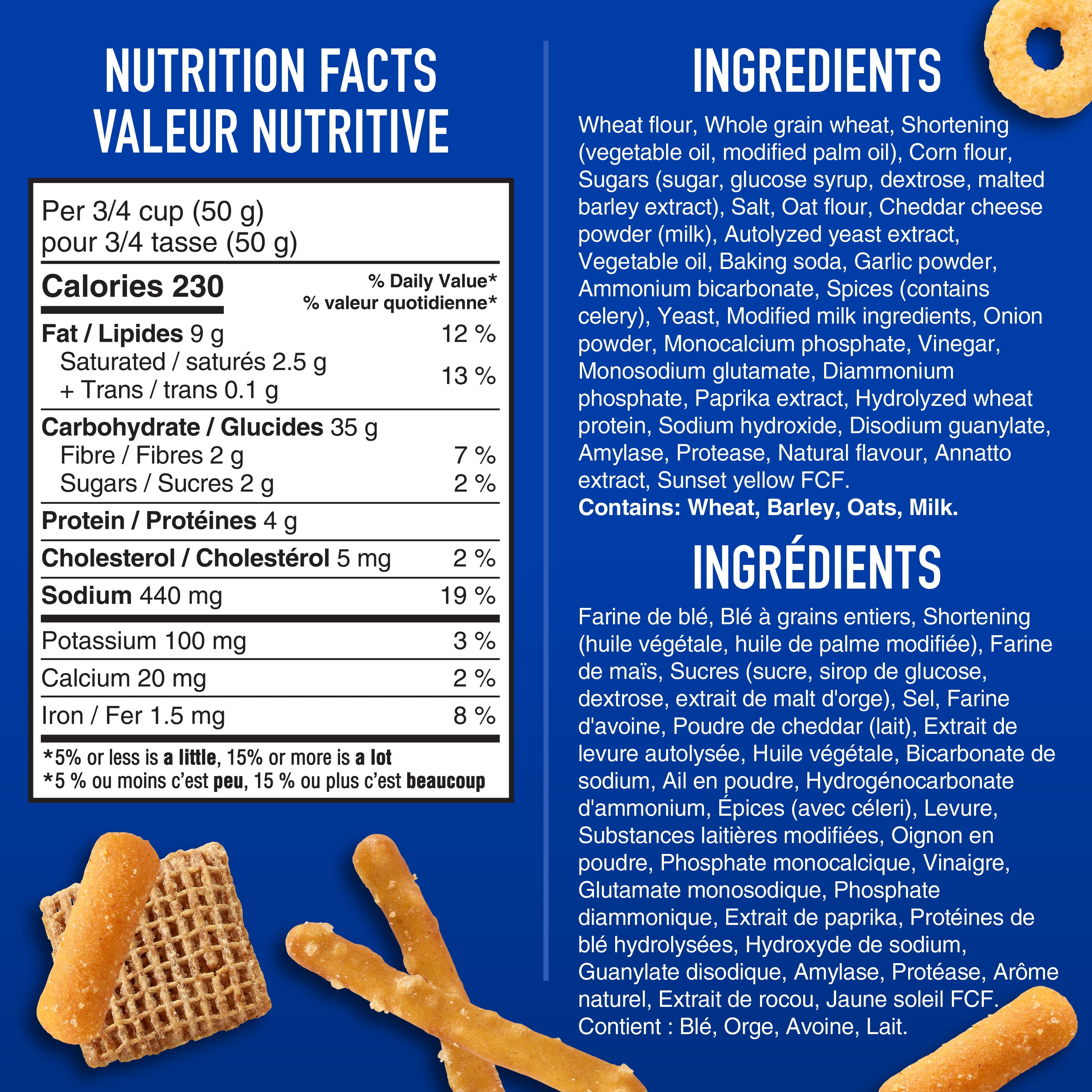 Crispers Bits & Bites Original Flavour Snack and Cracker Mix, 145 g