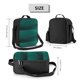 thumbnail image 2 of Disketp Dark teal green Bolsa Térmica Estampada para Almuerzo, Lonchera para Hombres y Mujeres Adultos, 2 of 7