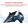thumbnail image 3 of Casco De Bicicleta De Montaña Para Adultos Casco De Bicicleta De Montaña Con Luz Trasera De Seguridad Casco De Bicicleta Casco De Ciclismo Con Montura De Cámara Y Visera Desmontable Yuarrent OD015659-02, 3 of 6