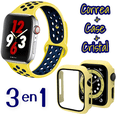 thumbnail image 4 of Correa para Apple Watch compatible con 42mm / 44mm + Case protector de pantalla con Cristal Templado. Estilo Sport, ideal para hacer ejercicio. Mamá Pulpo  Sport con case, 4 of 6