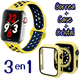 thumbnail image 1 of Correas para Apple Watch compatible con 38mm / 40mm + Case protector de pantalla con Cristal Templado. Estilo Sport, ideal para hacer ejercicio. Mamá Pulpo Sport con case, 1 of 4
