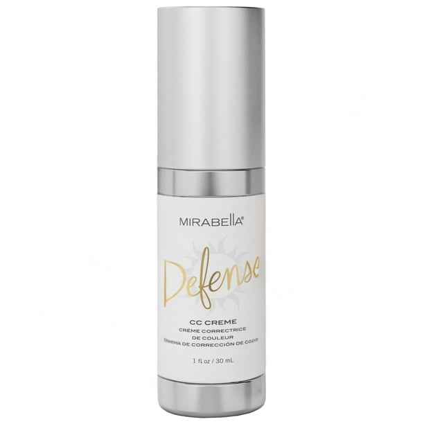 Base de maquillaje CC Cream Mirabella Defense con SPF 20, tamaño mediano