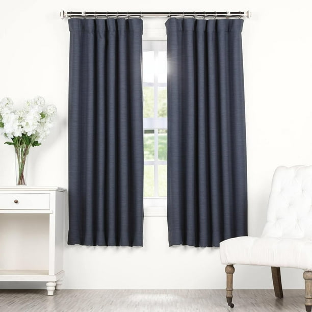 Exclusive Fabrics Bellino Blackout Curtain - 50 x 63 - Walmart.com