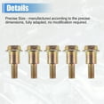 thumbnail image 5 of Unique Bargains 5pcs M6x1.00 Automobile Valve Cover Bolts for Honda for Acura No.90007679000 Bronze Tone, 5 of 7