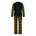 thumbnail image 4 of Conjuntos de pijamas navideños familiares a juego Grinch 2024, pijama de Grinch con parte superior y pantalones de pijama a cuadros, pijama de Grinch para niños y adultos para la familia, Mujer XL, 4 of 4