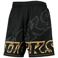 thumbnail image 2 of Men's Mitchell & Ness Black Milwaukee Bucks Big Face 4.0 Fashion Shorts, 2 of 3