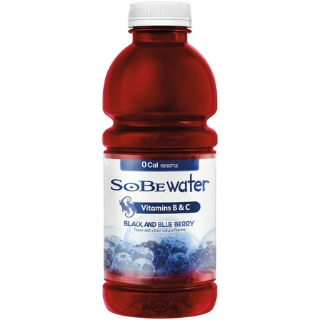 LifeWater Black and Blueberry Vitamins B & C 20 Fluid Ounce Plastic Bottle