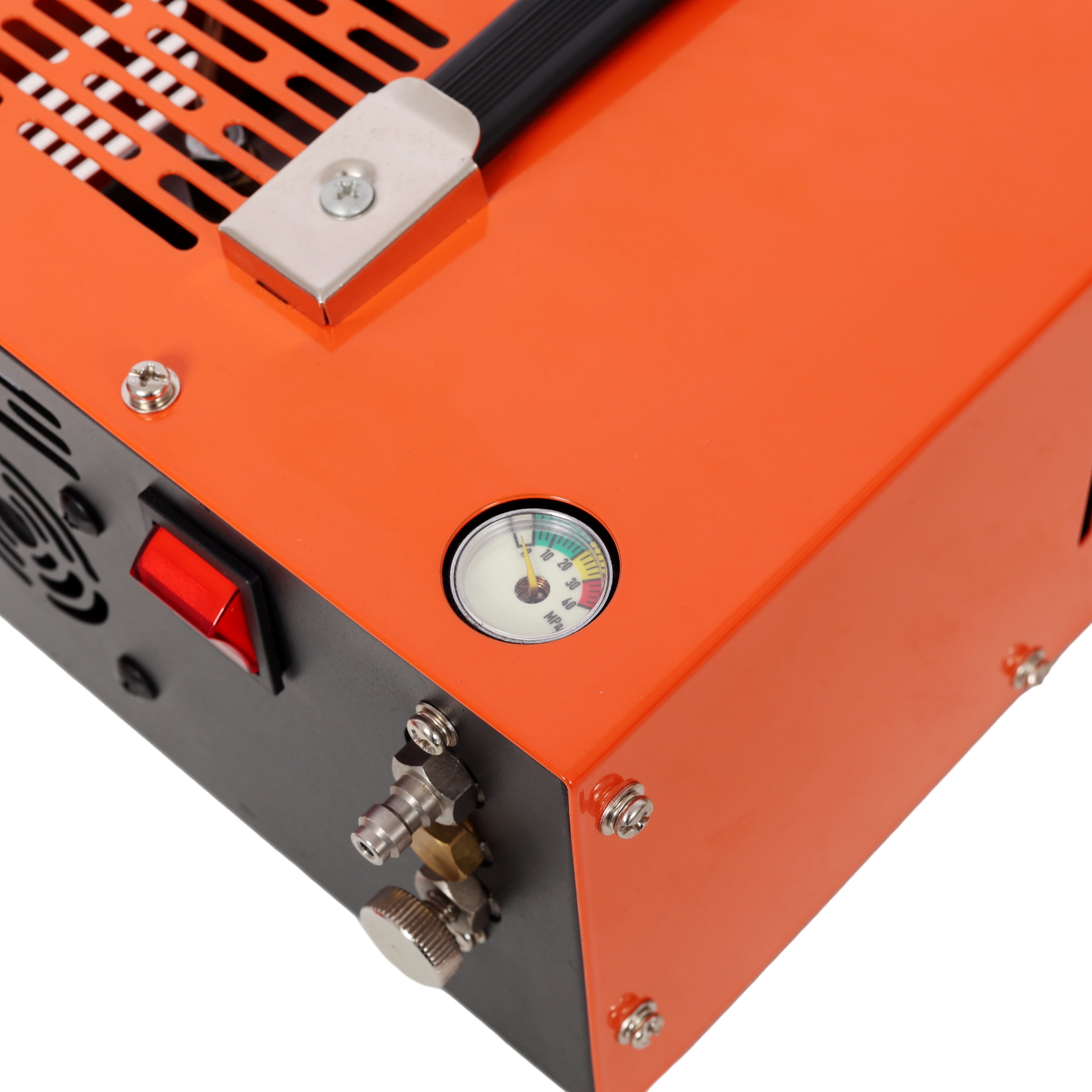 PCP Air Compressor 12V DC, PCP Compressor 4500 Psi, Paintball 30MPa Portable PCP Air Compressor, Rifle Pump 110V AC, High Pressure Pump Scuba Tank Compressor Pump