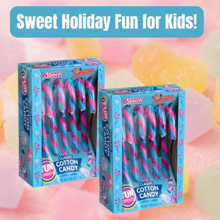 Fruidles Cotton Candy Party Pack - 24 Bags Of Blue & Pink Fluffy Candy, Kosher, Perfect For Birthday Treats & Kid's Parties