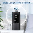 thumbnail image 5 of LEVOIT 6L Smart Warm and Cool Mist Humidifiers for Home Bedroom, 60H Runtime and Auto Customized Humidity for Large room, Schedule, Easy Top Fill, Essential Oil Diffuser, Whisper-Quiet, Handle, Black, 5 of 5