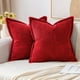 thumbnail image 1 of Fundas Decorativas para Cojines MIULEE 46x46 cm Pana Roja Pack de 2, 1 of 9