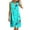 Blue, variant on Plus Size Dresses for Curvy Women Women's Round Neck Sleeveless Gradient Tie Dyed Beach Dress