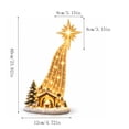 thumbnail image 4 of Christmas Shelf-Edge Lighted Scene Decor, Glowing Holiday Shelf Display for Christmas, Magical Waterfall String Light Christmas Tabletop & Bookshelf Decor for Cabinet & Fireplace (C), 4 of 6