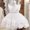 Blanc, variante sur DuoJiaJ Robe de Cérémonie en Tulle pour Fille Enfant, Manches Volantées, Dentelle Brodée, Fleurs, Robe, Taille 3-4 Ans