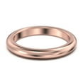 thumbnail image 3 of 3mm Comfort Fit Wedding Band 18K Rose Gold Over Silver, 3 of 4