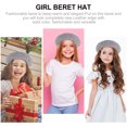thumbnail image 6 of Diekin Chic Pearl Beret Fashionable Child Beret Hat Exquisite Girl Casual Hat, 6 of 6