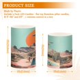 thumbnail image 6 of Yayeee Flameless Candles with Remote Flickering Battery Operated Multi Color Changing, Retro UFO, 6 of 7