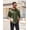 Army Green, variant on Men's Long Sleeve Casual Button Down Shirts Untucked Shirts for Men Regular Fit Dress Shirt