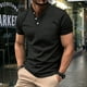 thumbnail image 1 of pstuiky camisetas de hombre, Camiseta de manga larga para hombre, color liso, con solapa y botones, a la moda camisetas de hombre xl, 1 of 6