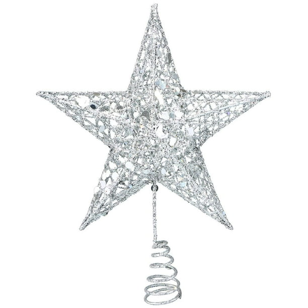 Christmas Tree Star Topper, 9.8in Xmas Tree Topper Star Christmas ...