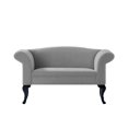 thumbnail image 2 of BSHTI 53.2”Mid-century Velvet Loveseat, 3 Seats Upholstered Flared Arms Sofa Indoor for Small Spaces, Living Room, Bedroom, Reception Area, Apartment, 2 of 13