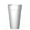 Case of 500 - WinCup 20 oz. White, Styrofoam, Disposable Drinking Cups