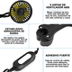 thumbnail image 2 of 360 Grados Ventilador Para Auto Asiento Trasero De Coche Usb Xtellar negro, 2 of 3