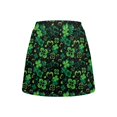thumbnail image 6 of KEIAHUAN Green Leaf Skorts for Woman High Waisted Golf Skirts for Women A Line Breathable Tennis Skorts for Woman Athletic Skirt with Shorts Pocket, 6 of 7