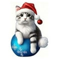 thumbnail image 2 of XWSHYW Decoraciones Navideñas Lindos Gatos Decoración Navideña Decoración Del Hogar Colgante para Coche Colgante de Gatos Navideños, 2 of 4