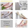 thumbnail image 5 of Dishwashing Cleaning Gloves 2 pairs - Reusable Rubber Gloves Non-slip Laundry Kitchen Gardening Household GlovesPink, 5 of 5
