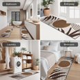 thumbnail image 5 of Brown Boho Geometric and Plant Pattern Kitchen Rugs Sets Of 3,Kitchen Runner Rugs Non Skid Washable,Decorative Kitchen Floor Mats for Kitchen,Sink,Laundry,17"x30"+ 17"x47" + 17"x59", 5 of 6