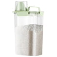 thumbnail image 2 of Trayknick 3L Airtight Rice Container with Measuring Cup - Clear Portable Food Storage Box, 2 of 7