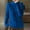Blue, variant on Women's Knitted Pullover Sweater Long Sleeve Solid Color Fall Winter Crewneck Cozy Casual Warm Knit Top