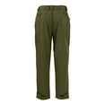 thumbnail image 4 of Men's Stretch Tactical Pants,Water Resistant Ripstop Cargo Pants,Lightweight Outdoor Work Hiking Pants with Pockets(No Belt) Green L, 4 of 9