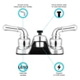thumbnail image 2 of Dura Faucet Classical RV Lavatory Faucet With Diverter - Chrome Polished, 2 of 8