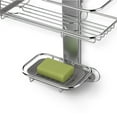 thumbnail image 3 of simplehuman Adjustable Shower Caddy, Stainless Steel and Anodized Aluminum, 3 of 10