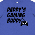 thumbnail image 4 of Inktastic Daddy's Gaming Buddy with Controller Youth T-Shirt, 4 of 5