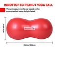 thumbnail image 5 of InnotechSC Peanut Ball - Anti Burst Exercise Ball for Labor Birthing, Physical Therapy for Kids, Core Strength, Flexible Seating, Home & Gym Fintness, sensory chair Wiggle Seat (Include Pump), 5 of 10