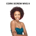thumbnail image 2 of Sensationnel Premium Too Shorty Human Hair Blend Cork Screw Weaving&nbsp;9"&nbsp;3pcs ( 2 Dark Brown ), 2 of 5