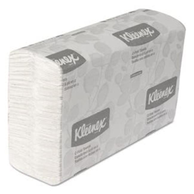 KimberlyClark 01500 13 x 10.25 in. Kleenex White CFold Paper Towels