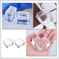 thumbnail image 3 of IFANLANDOR 2Pcs Crystal Display Stands Transparent Base for Sphere Balls and Home Ornament Display, 3 of 8