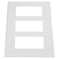 thumbnail image 7 of 3-Gang Screwless Wall Plate Decorator Outlet Covers for Electrical Outlets Light Switch Hidden Screw Face Plates, 7 of 7