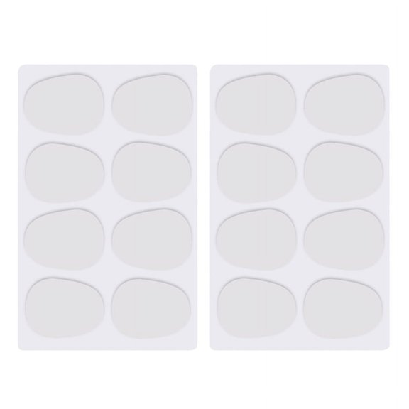 16Pcs Alto/Tenor Saxophone Sax Mouthpiece Patches Pads Cushions 0.8mm---Translucent
