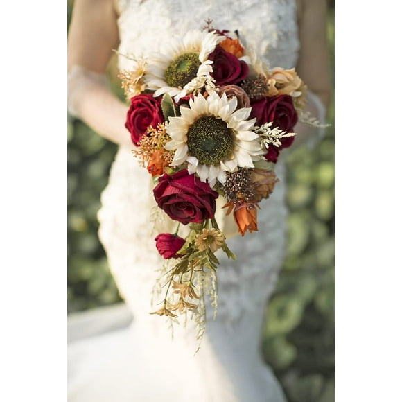 Ramo de novia Ansofi Vintage Sunflower Bride