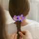 thumbnail image 4 of YSNOOWE 4Ud Clips Para El Con Plumeria En Colores Surtidos Para Uso Diario Y Eventos, 4 of 7